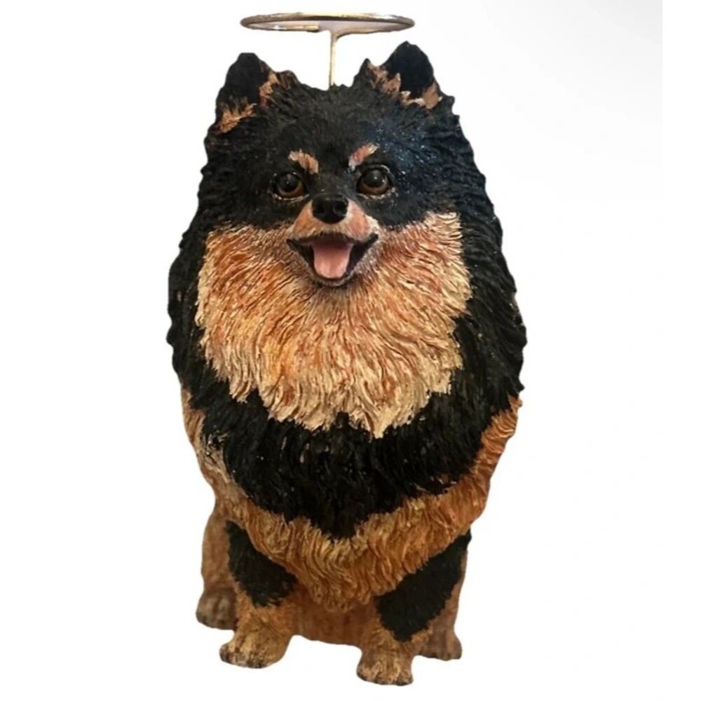 Winged Angel Dog Christmas Ornament Puppy Resin Holiday